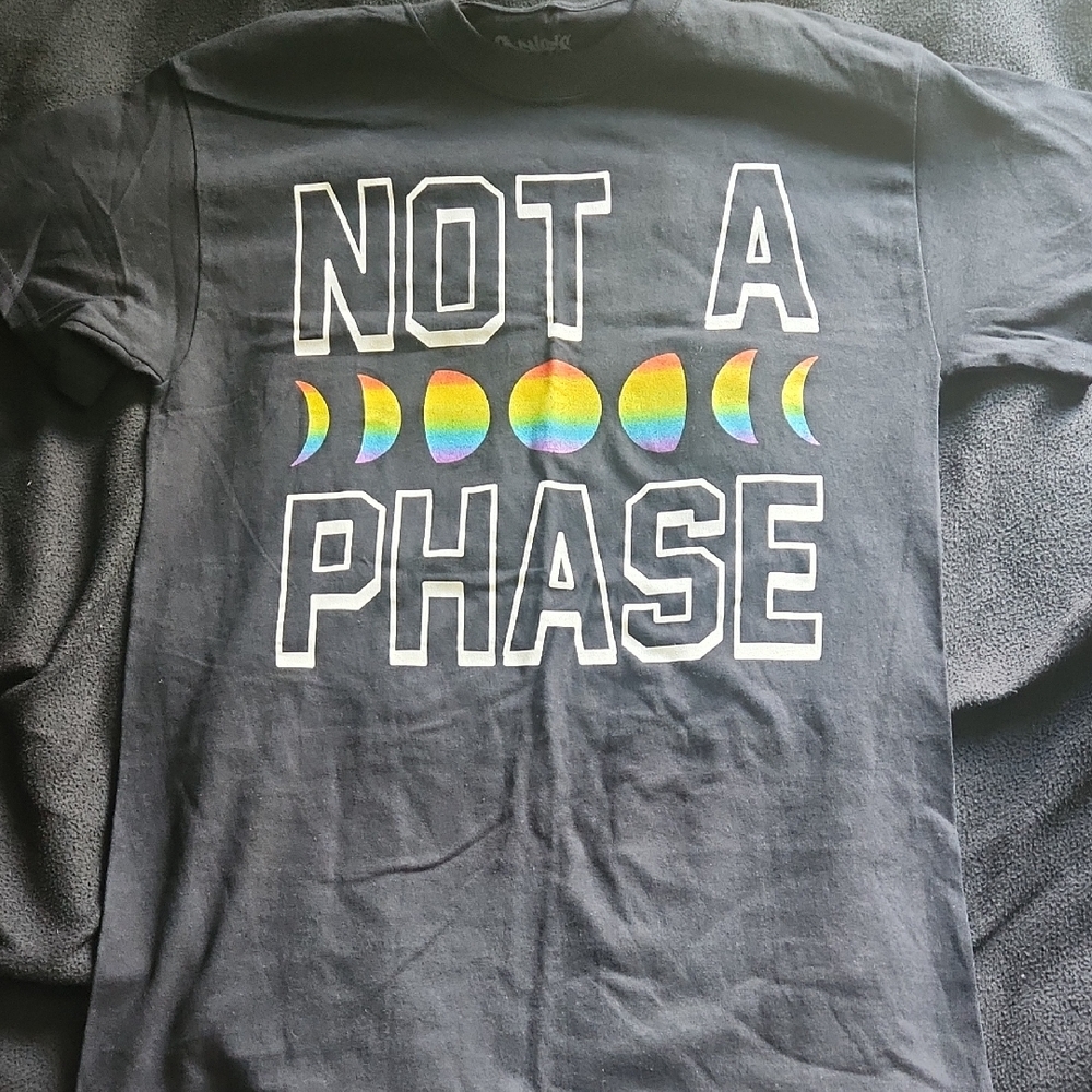 Spencer's Black 'Not A Phase' Short Sleeve Tee